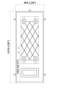 Stock Door 13 - 38'' x 96''