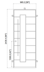 Stock Door 15 - 38'' x 96''