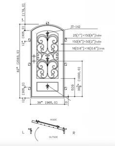 Stock Door 6 - 38'' x 82''